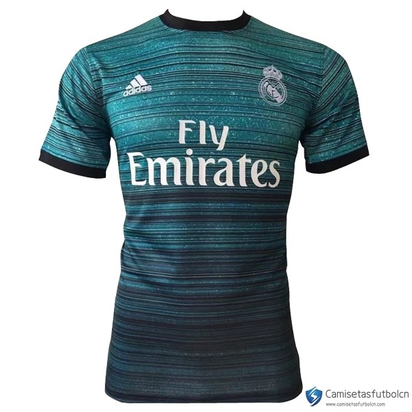 Camiseta Entrenamiento Real Madrid 2017-18 Verde Negro
